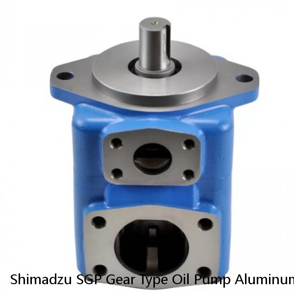 Shimadzu SGP Gear Type Oil Pump Aluminum Material With Excellent Durability #1 small image